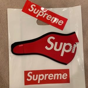 [New] Supreme Red Mask with plastic bag